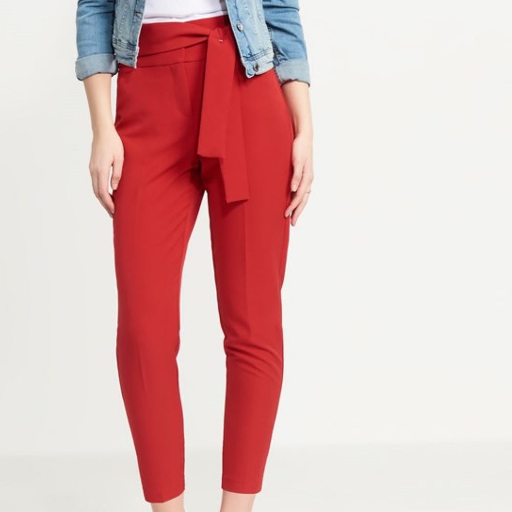 Dynamite Cigarette Pant with Belt Detail - Size12